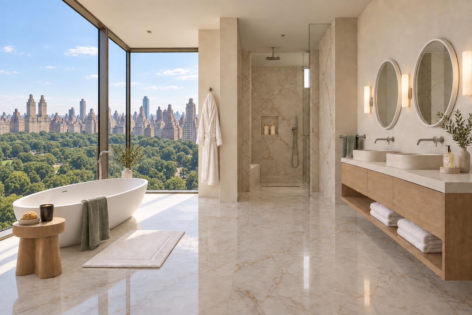 The Park Bath fictional interior design concept by Daniel Montero