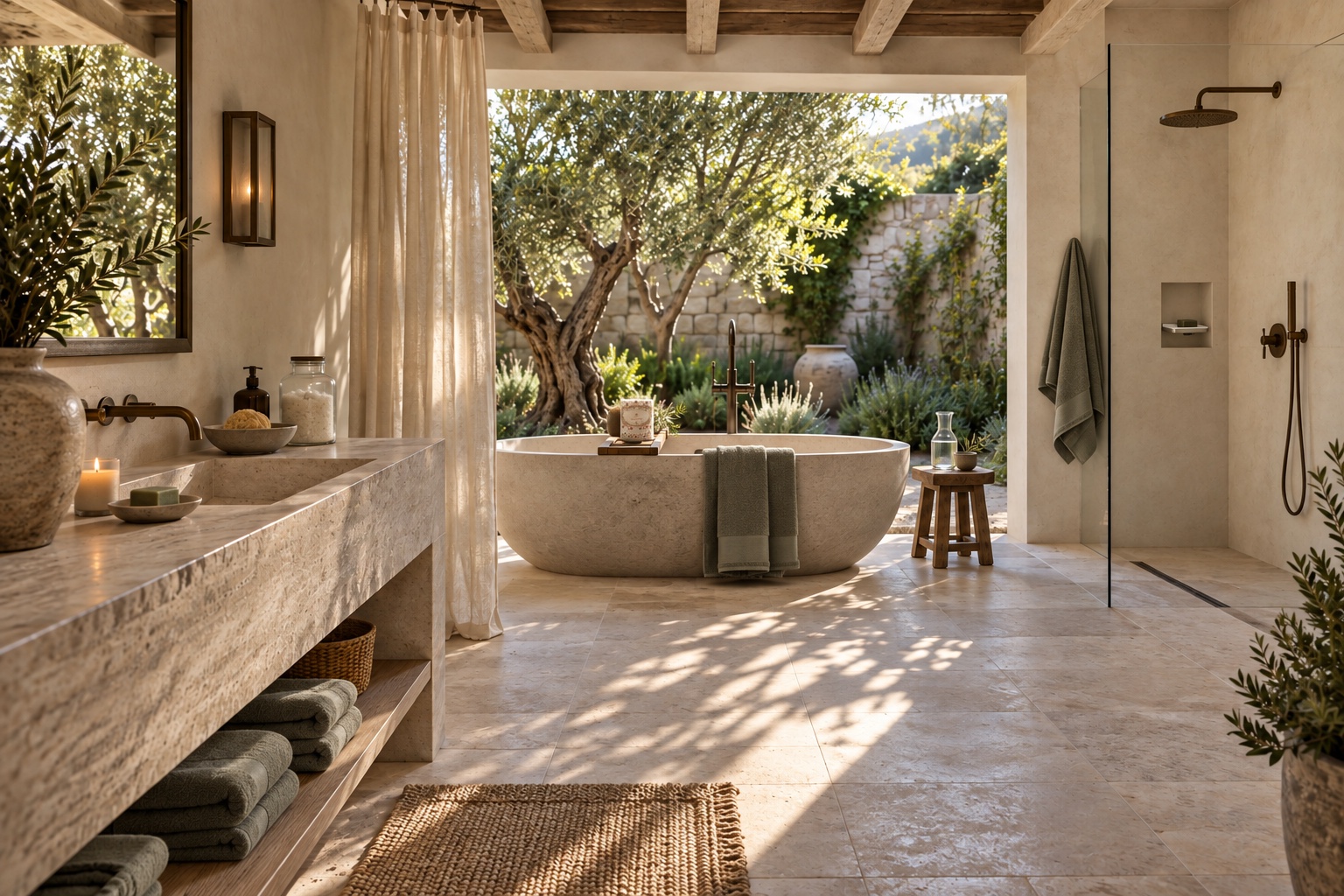 The Olive Court fictional interior design concept by Daniel Montero